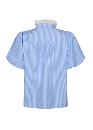 Ulia stripe bluse Blue Stripe Neo Noir 